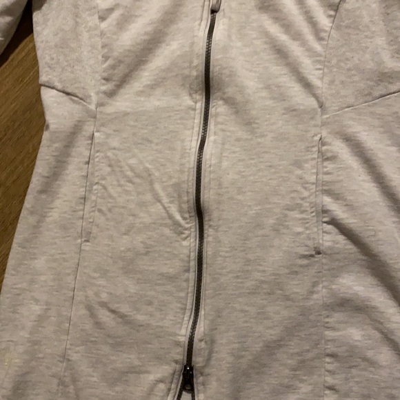 Mondetta long hoodie zip up jacket. Medium heather gray. - Picture 5 of 13